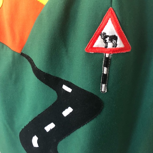 MINT Vintage Moschino Hand Made decal skirt - Picture 4 of 8